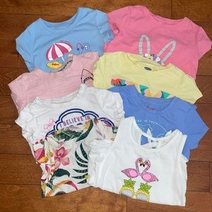 Girls summer shirt bundle